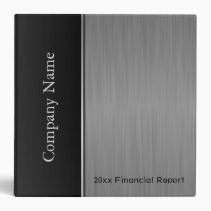 Black Brush Steel Company Style Binder