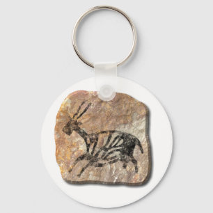 Black Buck - stone Keychain