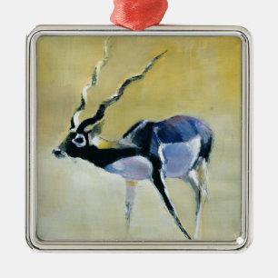 Black Buck Velavadar 1997 Metal Ornament