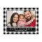 Black Buffalo Plaid Christmas Photo Holiday