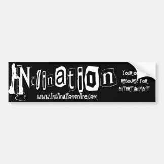 Black Bumper Sticker