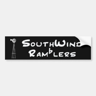 Black Bumper Sticker White Text
