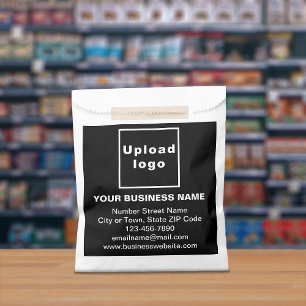 Black Business Brand on Paper Bag