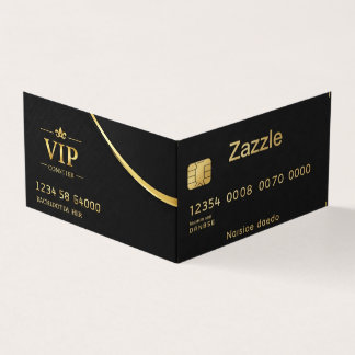 Black Business Card Custom