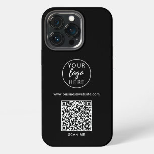 Black Business QR Code  iPhone 13 Pro Case
