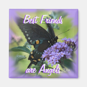 Black Butterfly-customize Magnet