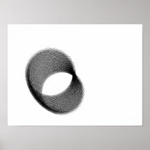 Black Butterfly Math Bi-Perspective Poster