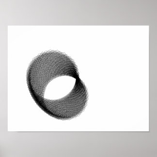 Black Butterfly Math Bi-Perspective Poster