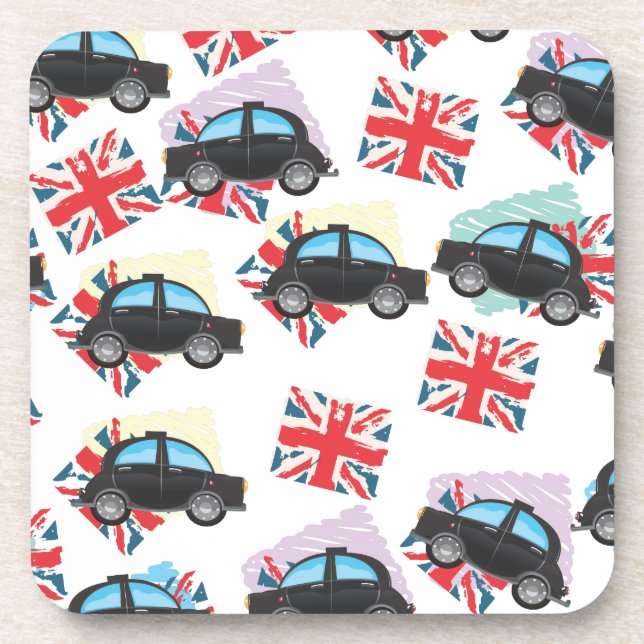 black cab coaster (Front)