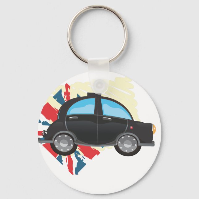 black cab keychain (Front)