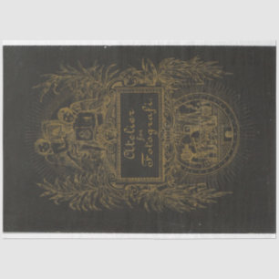 Black Cabinet Card Decoupage Sheet