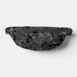 Black Camo Fanny Pack