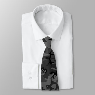 Black Camo Tie