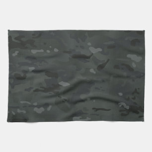 Black Camouflage I Kitchen Towel