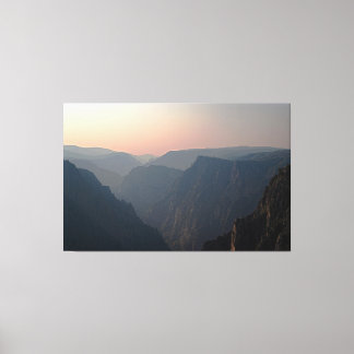 Black Canyon Morning Canvas Print