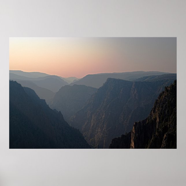 Black Canyon Morning Poster (Front)