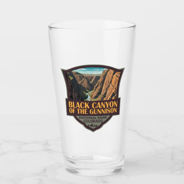 Black Canyon Of The Gunnison National Park Art Glass (Front)