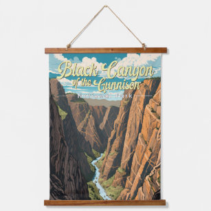 Black Canyon Of The Gunnison National Park Art Hanging Tapestry