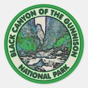 Black Canyon of the Gunnison National Park Classic Round Sticker