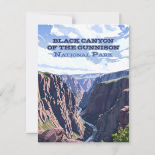 Black Canyon of the Gunnison National Park CO Card