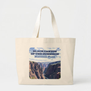 Black Canyon of the Gunnison National Park CO  Large Tote Bag