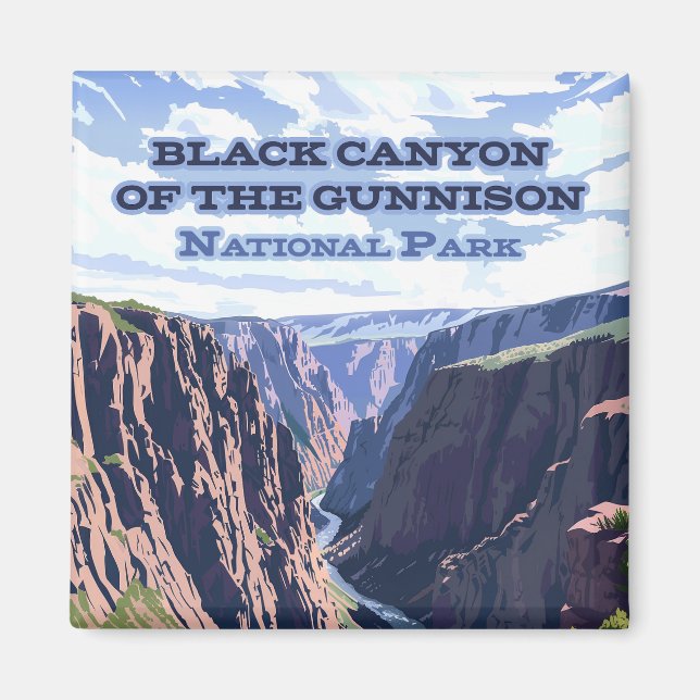 Black Canyon of the Gunnison National Park CO  Magnet (Front)