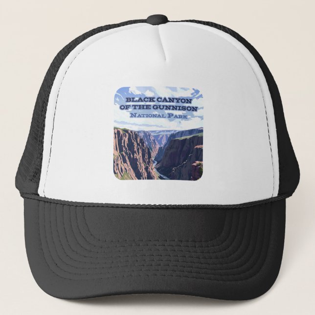 Black Canyon of the Gunnison National Park CO  Trucker Hat (Front)