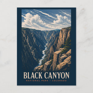 Black Canyon of the Gunnison National Park Modern Postcard
