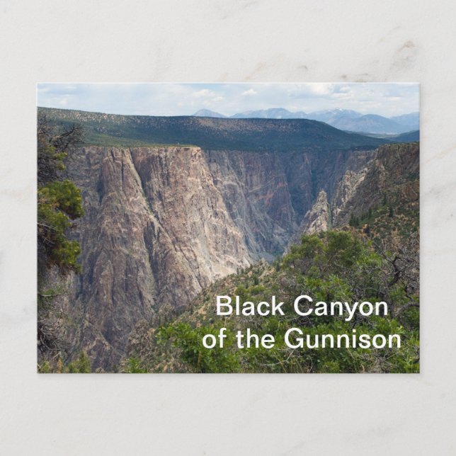 Black Canyon of the Gunnison National Park Postcard (Front)