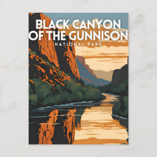 Black Canyon of the Gunnison National Park Travel  Postcard