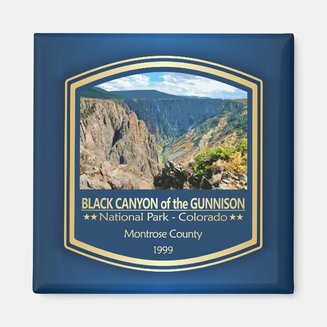 Black Canyon of the Gunnison (PF1) Magnet (Front)