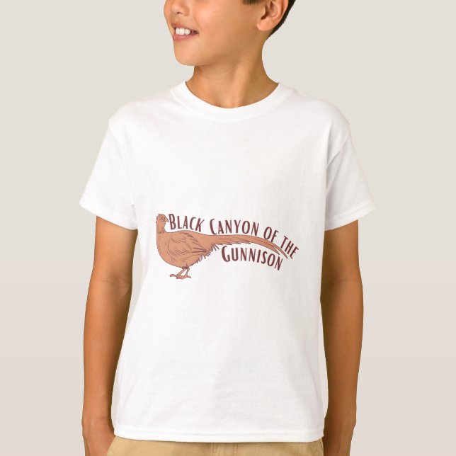 Black Canyon Of The Gunnison pheasant bird nationa T-Shirt (Front)