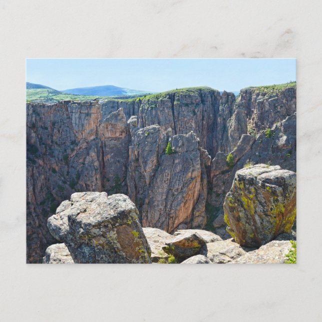 Black Canyon of the Gunnison View, Colorado Postcard (Front)