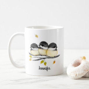 Black Capped Chickadee Bird Mug