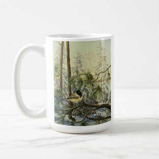 "Black-capped Chickadee" by Charlie Rapsky, 325 ml Coffee Mug