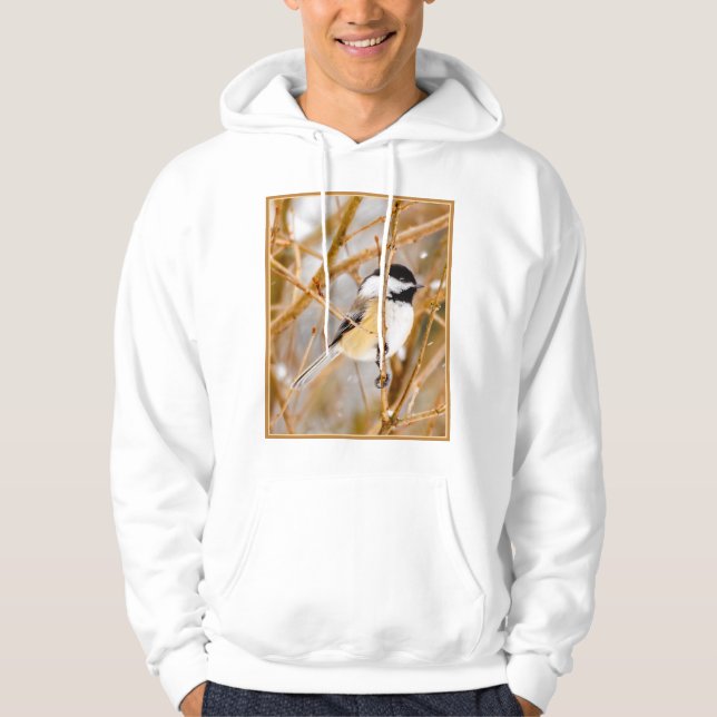 Black-Capped Chickadee - Original Photograph Hoodie (Front)
