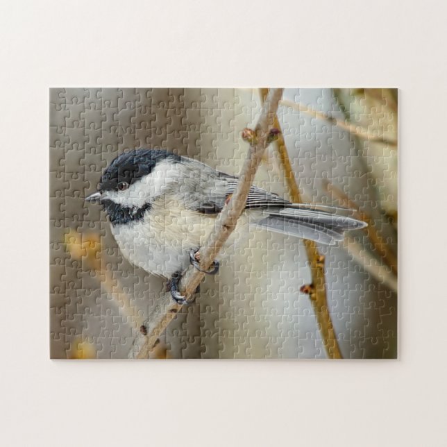 Black Capped Chickadee Puzzle (Horizontal)