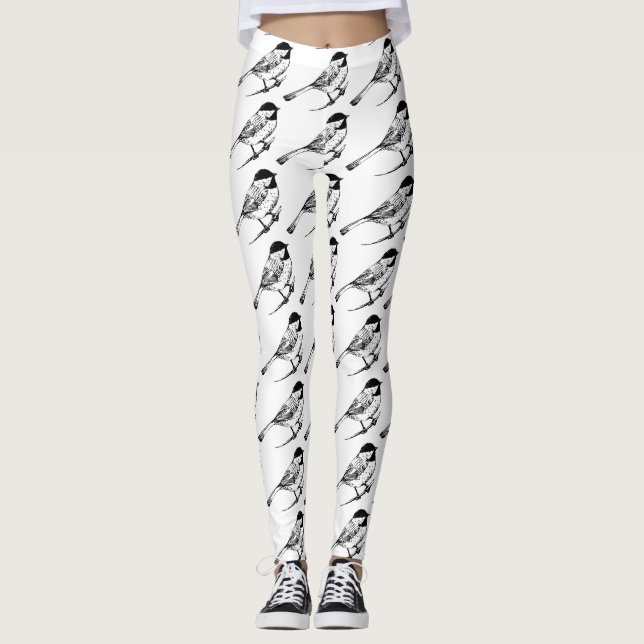 Black-capped Chickadee Thunder_Cove Leggings (Front)