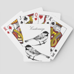 Black-capped Chickadee Thunder_Cove Playing Cards