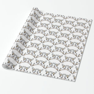 Black Capped Chickadee Wild Birds Wrapping Paper