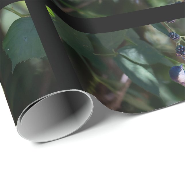 Black-capped Chickadee Wrapping Paper Roll (Roll Corner)