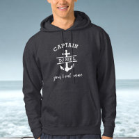 Black Captain Boat Nautical Anchor Ship 