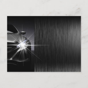 Black Car Automotive Company Metal Design Carte Po