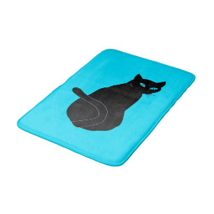 Black Car Bath Mat - Custom Colours - Blue