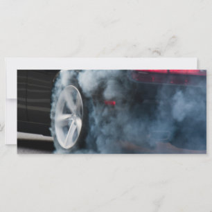 Black car burnout