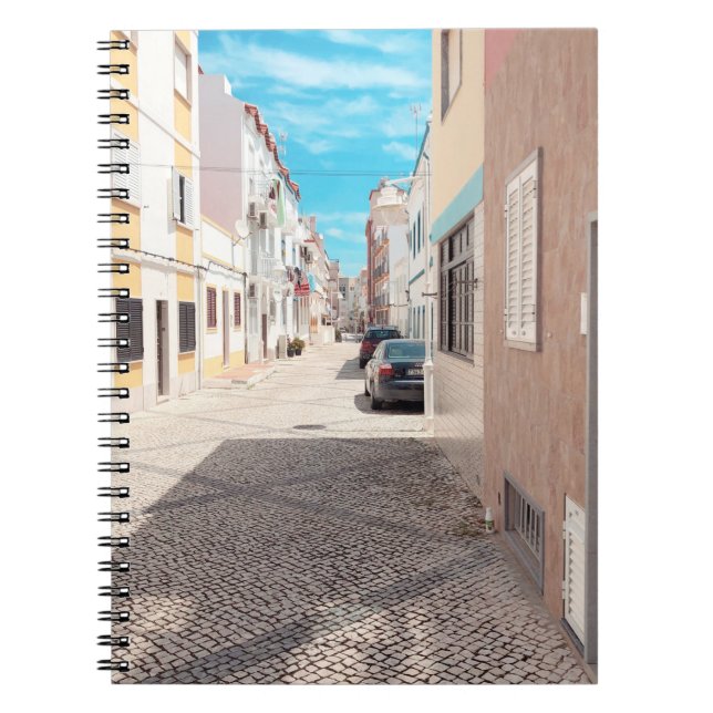 BLACK CAR PARKED OUTDOOR NOTEBOOK (Front)