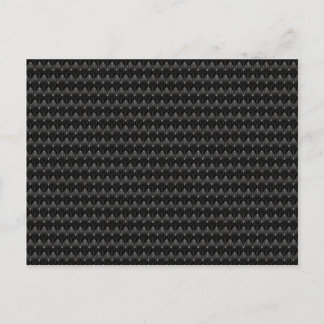 Black Carbon Fibre Alien Skin Postcard