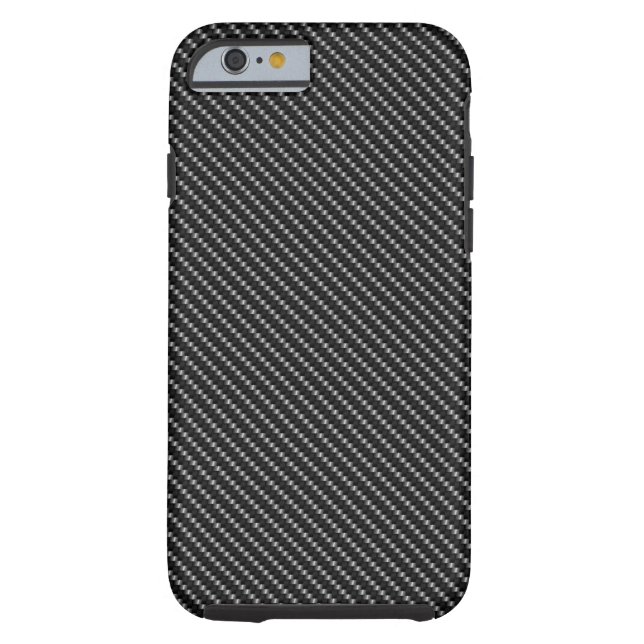 Black carbon Fibre Base Case-Mate iPhone Case (Back)