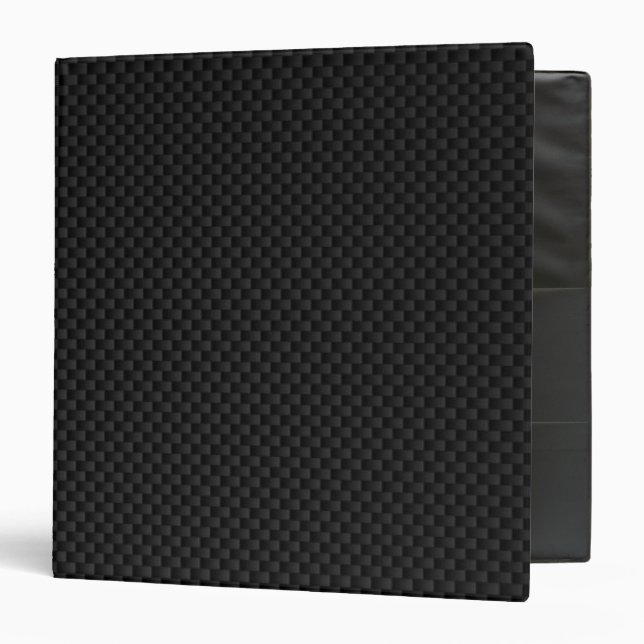 Black Carbon Fibre Print Binder (Front/Inside)