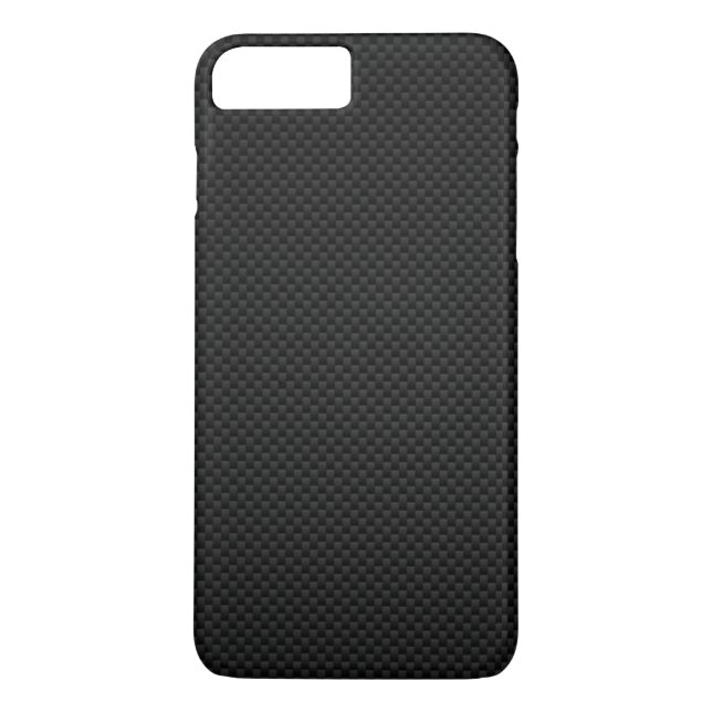 Black Carbon Fibre Print Case-Mate iPhone Case (Back)